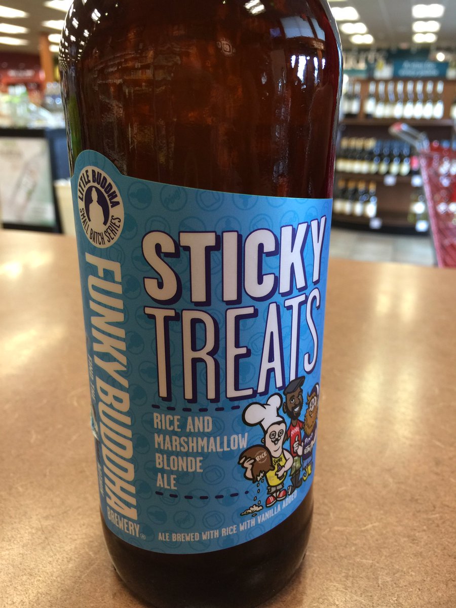 abcbeerheatherf's tweet photo. Finally @funkybuddhabrew #stickySweet has arrived @ABCBeerCountry #14ThStABC Total #Sweetness https://t.co/H7RXLNjITQ