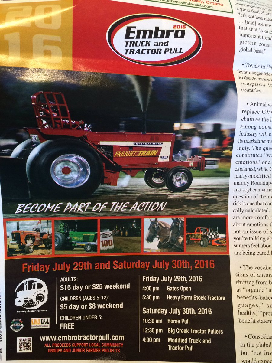drewdebruyn's tweet photo. Hope this is in your calendar already! If not fill in next weekend for being at @EmbroPull #ontag #fullpull16 https://t.co/F7I6jtD3Eo