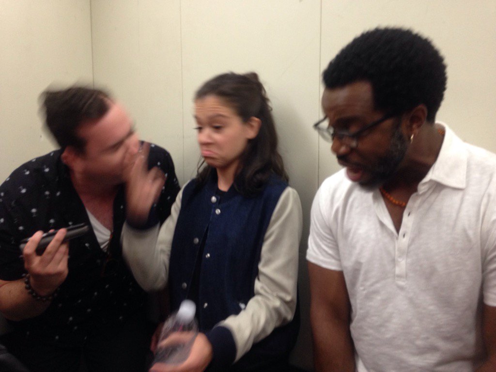 KathrynAlexand3's tweet photo. @OrphanBlack Dance party in the elevator #SDCC2016 #CloneClub https://t.co/rQyAg5Ry85