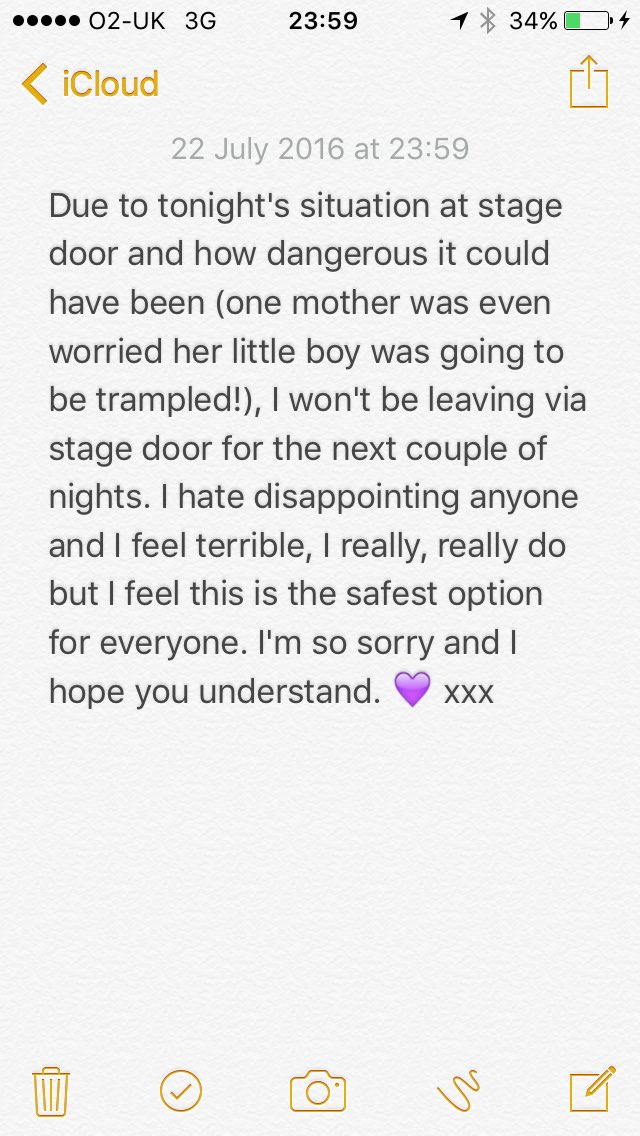 CarrieHFletcher's tweet image. 💜💚💜