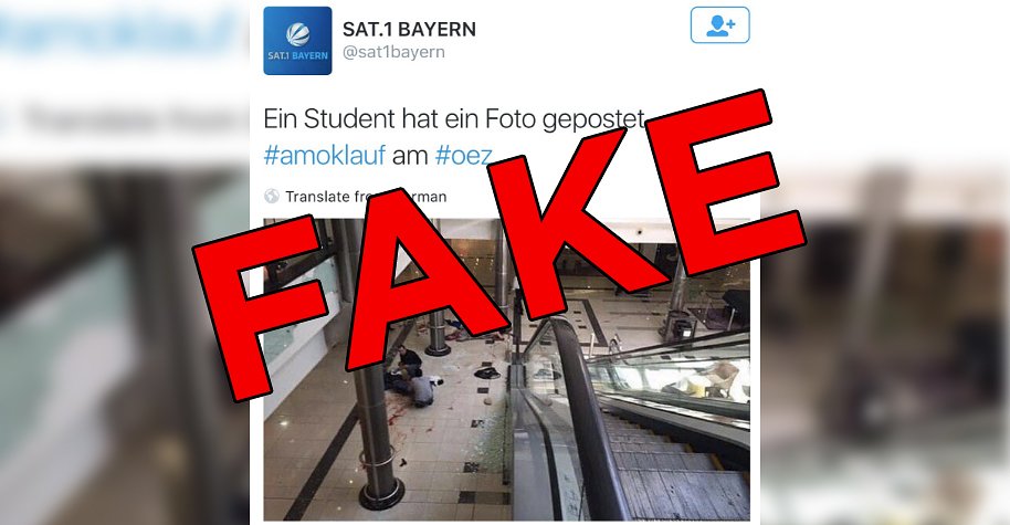 Updated with more pics: These photos from the #Munich shootings are totally fake buff.ly/2af5FOu