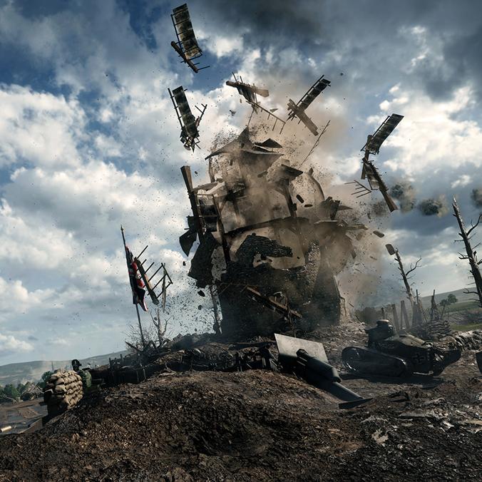 Battlefield's tweet photo. And boom goes the windmill.
(pic: @Berduu) https://t.co/cp5wx7ZN1D