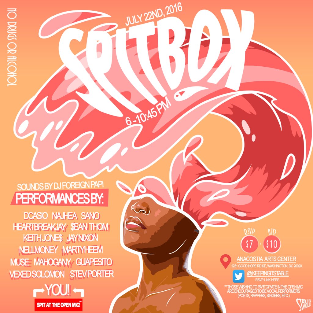 oddmojo's tweet photo. Come thru!
Now-10:45
#SPITBOXDMV https://t.co/2jr5seuOqf