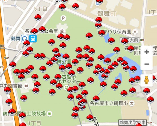 ポケモンgo攻略 みんポケ ポケモンgo 鶴舞公園がポケモンgoの聖地に 記念碑が多いのでポケストップが大量に設置されています 夜中の3時でもこれだけの人が T Co Wttqbqzy13 ポケモンgo Pokemongo