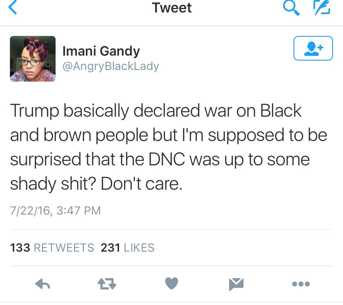 rtyson82's tweet photo. Too predictable lol #WeAreTheLeft #DNCLeaks https://t.co/8080jZlGQc