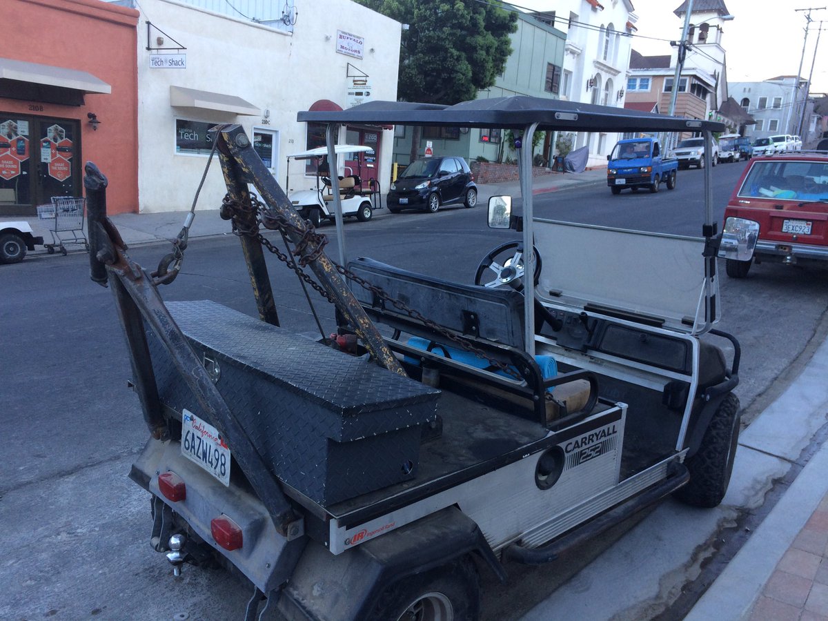 Golf cart tow truck... #onlyoncatalina