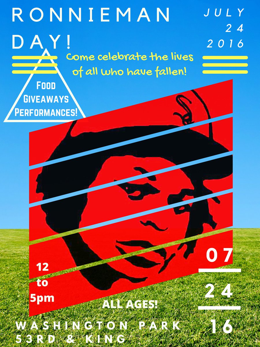 BLMChi's tweet photo. Join us Sunday for #RonniemanDay. We'll rename the park after him &amp; commemorate 2500 lost to state caused violence https://t.co/t2xjQ8sqFF
