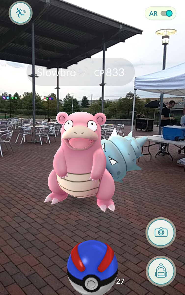 RailroadPark's tweet photo. We've already spotted a Slowbro at the 80s dance party. Don't miss out! The lures are going. https://t.co/3MPCIQgdje