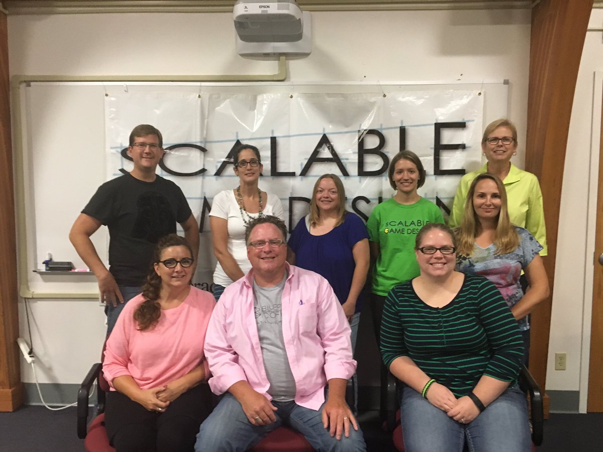 MathEdPhD's tweet image. Amazing group of teachers learned #ScalableGameDesign in Jeff City this week!!