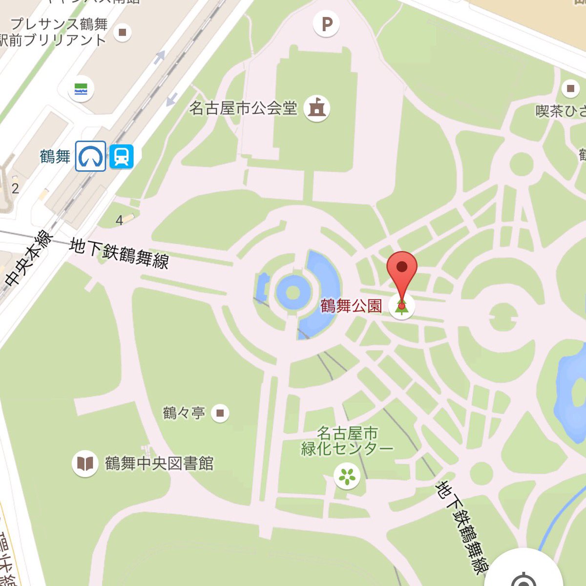 三年二組 名古屋の鶴舞公園は噴水がモンスターボールの形だからな そりゃポケモンgoの聖地になるよ