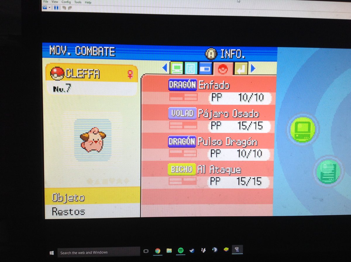 AlmonteFBI's tweet photo. @FolagoR Yo aqui empezando a jugar un randomlocke, me sale cleffa y me quejo, pero sal final se me quita. https://t.co/jIjVuSA2UA