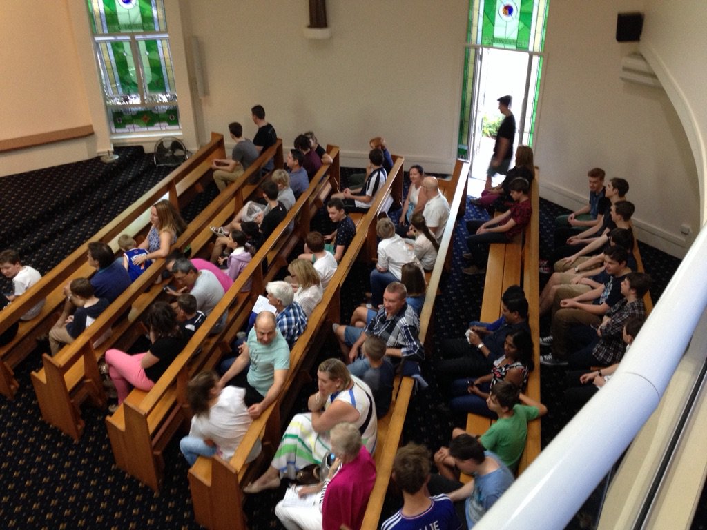 MusicIona's tweet photo. And mass has begun for Music Camp 2! https://t.co/zkeFn33BDV