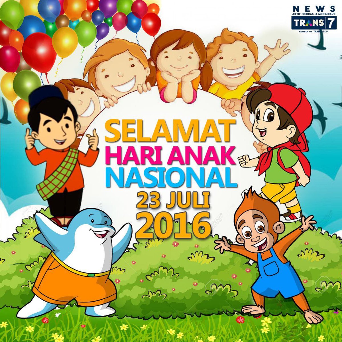 TRANS7's tweet photo. Selamat Hari Anak Nasional. Selamatkan mereka dari tindak kekerasan dan asusila. #HariAnakNasional https://t.co/zE6zDRVWuI