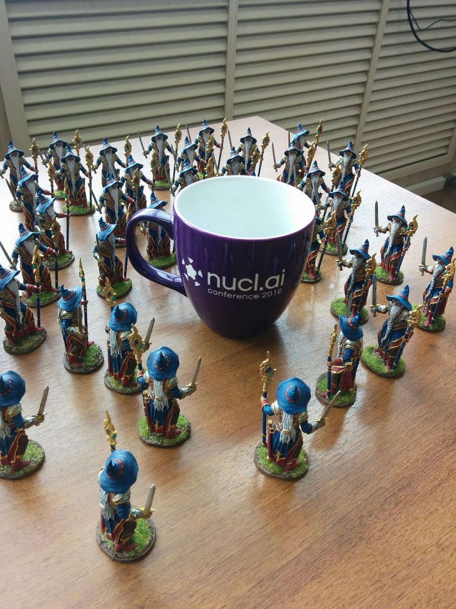 <a href="/nuclai/">nucl.ai Conference</a> playing with ideas from EQS talk using battle mages and a #nuclai16mug