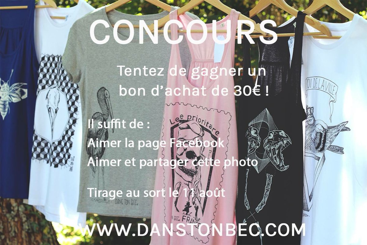 DansTonBec's tweet photo. Profitez des #vacances avec le bon d'achat Dans Ton Bec ! https://t.co/fz9R4sNIEj https://t.co/bgbcedqzfW