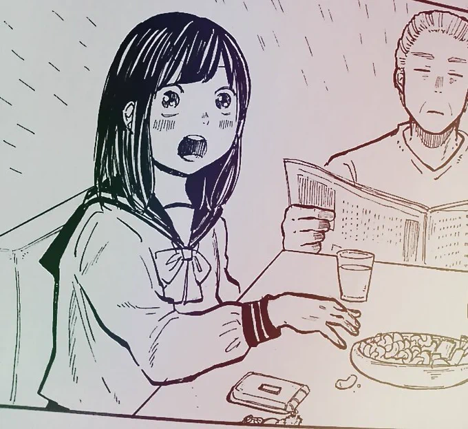最後のシーンのコマが決まらん 