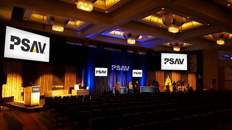 Provide attendees with a talk show setting, and your presenter will love the chance to relax and sit! #EventProfs