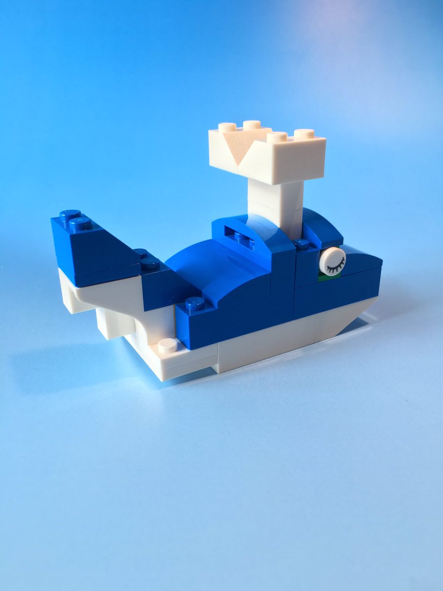 レゴ10696組換え」 クジラさん #plusl1607 #LEGO #レゴ