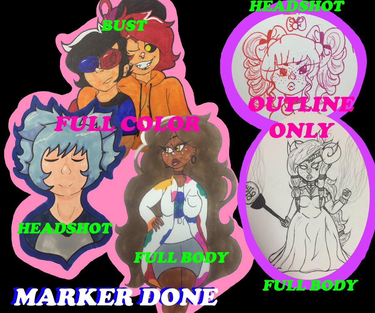 carcassludge's tweet image. 💖 Commission Page!
🌸 Retweets Appreciated!!
✨ DM if u wanna see more examples!!