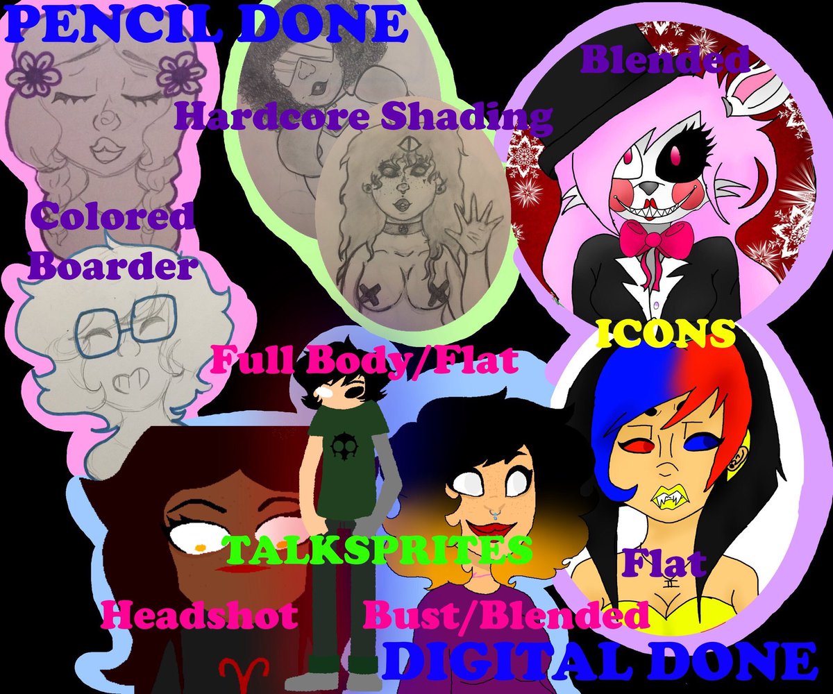 carcassludge's tweet image. 💖 Commission Page!
🌸 Retweets Appreciated!!
✨ DM if u wanna see more examples!!