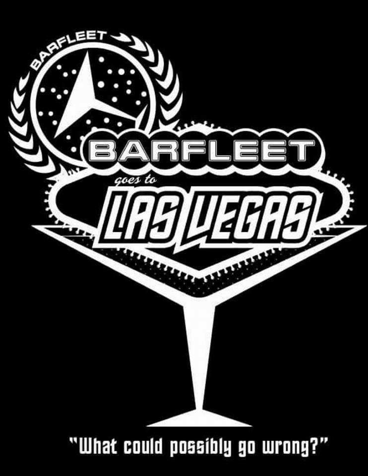 Barfleet's tweet photo. Going to Star Trek Las Vegas? We're kicking partying up a notch. If you see our swag, ask to join the fun! #Barfleet https://t.co/XU31Iz7mxj