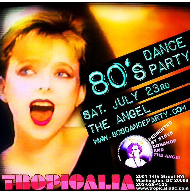 80sDancePartyDC's tweet photo. @TropicaliaDC #80s #80sinDC #80sDanceParty #80sDancePartyDC https://t.co/LPvfDEfQxo