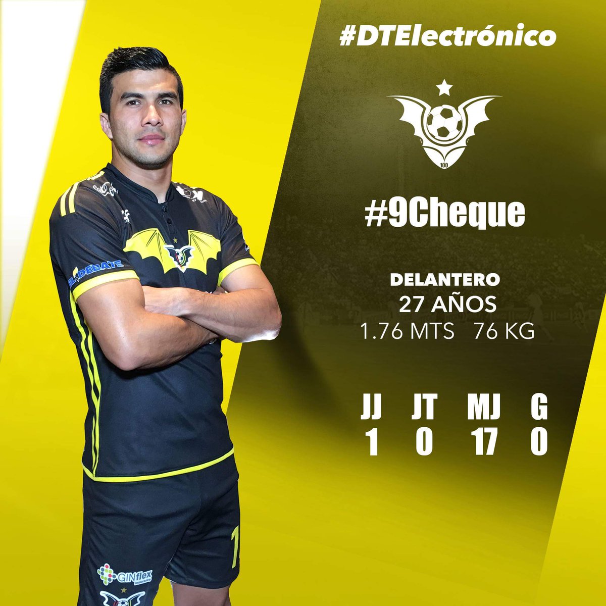murcielagosfc's tweet photo. 64' ¡Cambio elegido por ti! Sale #16Huezo y entra #9Cheque #DtElectrónico https://t.co/GAWJWJMOwO