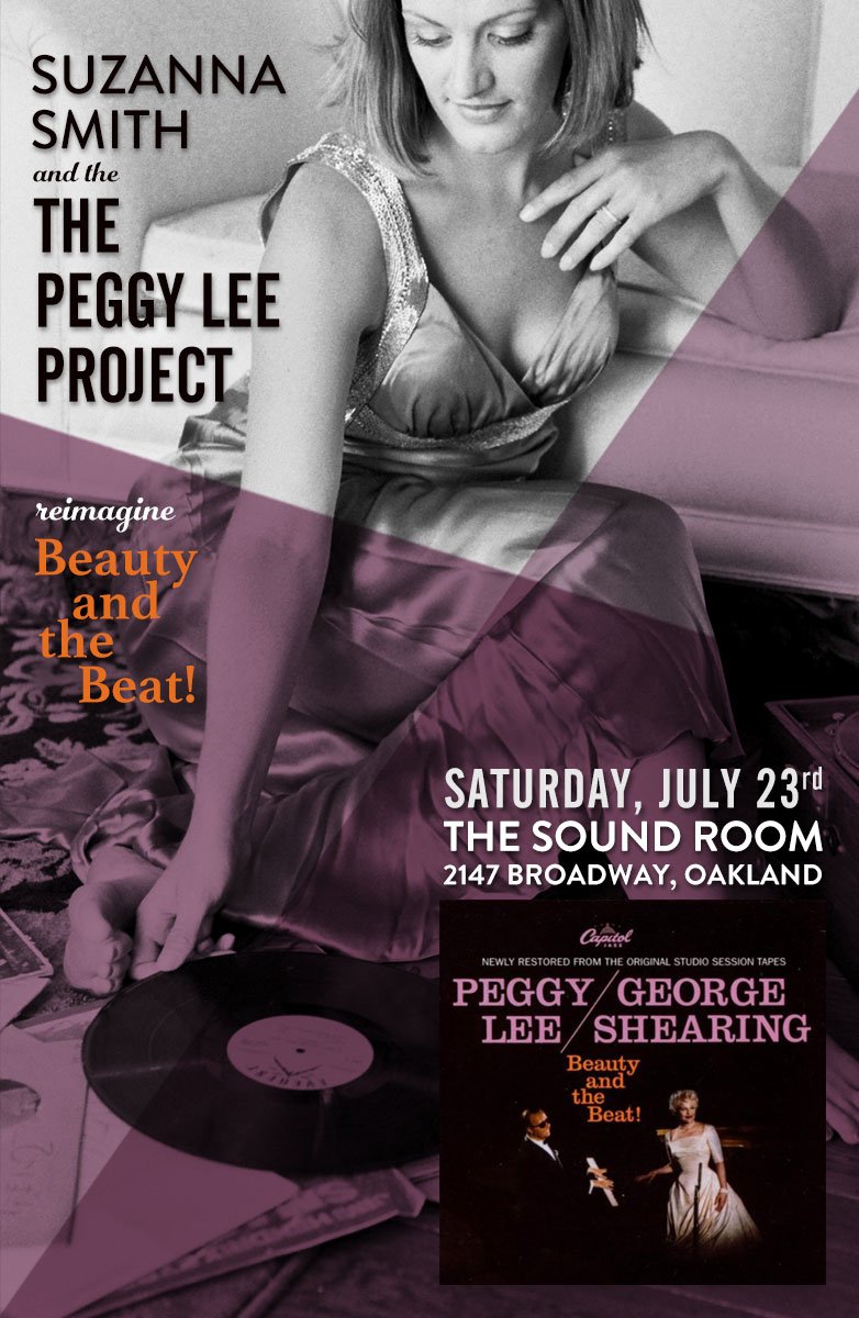 suzlee's tweet photo. @suzlee with The Peggy Lee Project tomorrow night @SoundRoomOAK https://t.co/eWekoMPIky