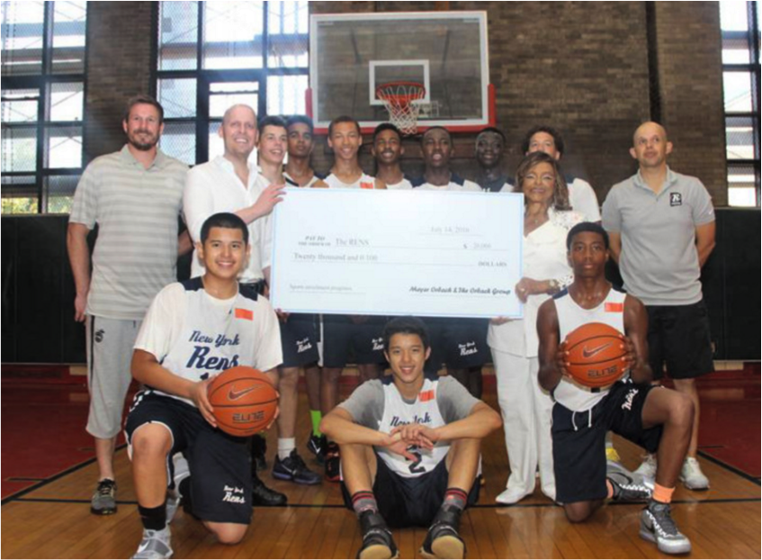 #InezEDickens w @OrbachGroup donates $20k 4 tutoring/SAT prep+anti-gun violence campaign @NewYorkRENS