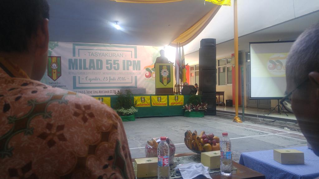 beritaIPM's tweet photo. Sambutan majelis Dikdasmen PP Muhammadiyah dimilad @PPIPM https://t.co/yMyY6qkOGV
