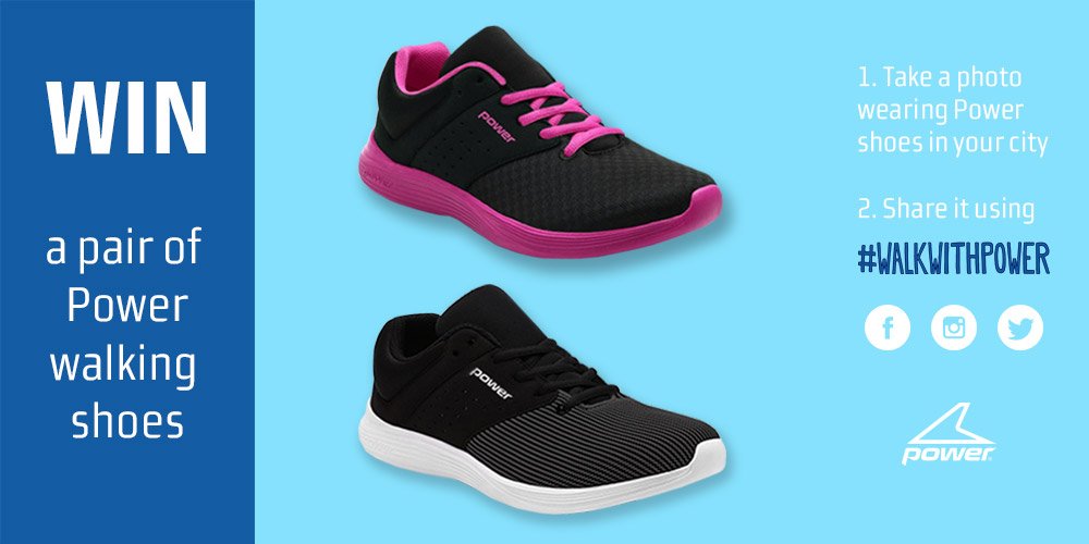 power_footwear's tweet image. Saturday's giveaway! Share a photo of your city where you're wearing Power shoes and tag it #WalkWithPower