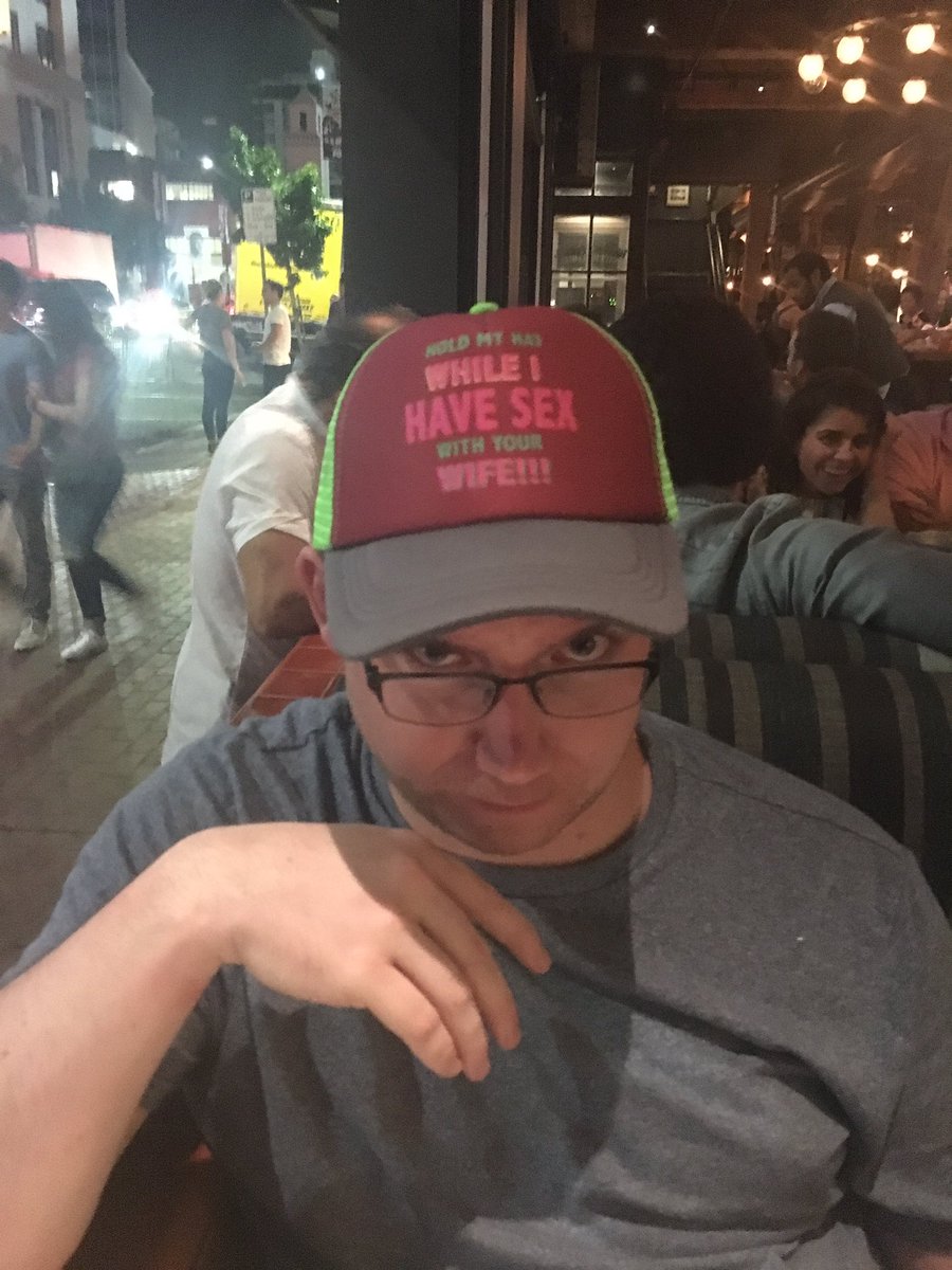StupidAMSally's tweet photo. Jono's been wearing this so long that he's forgotten what it says, I find it hilarious @JonoKMitchell https://t.co/mc6zNI9spm