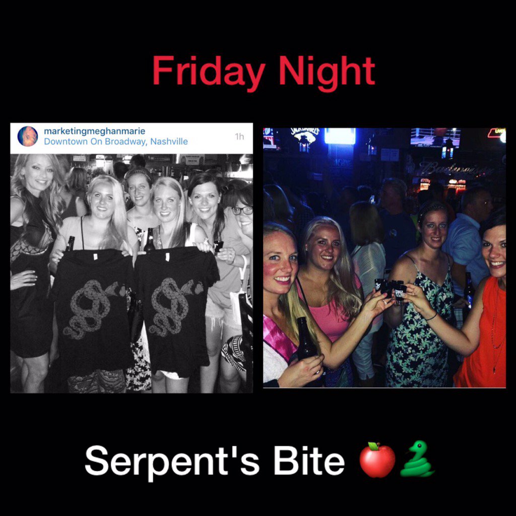 VIPTalentEvents's tweet photo. #Nashville #nashvillenightlife Keep an eye out for the #serpentsbite Ladies who are Downtown tonight‼️ #bitethenight https://t.co/QYOZ7ogSIE
