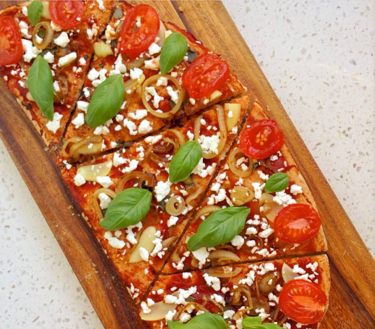 GoodFoodAust's tweet photo. A delicious Vegetarian Pizza. #Yumo #GoodFoodAus https://t.co/wK8I2VpETh
