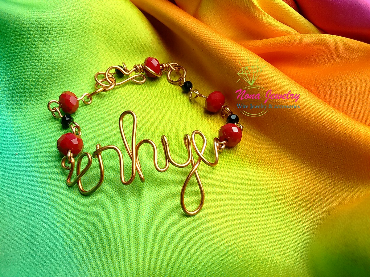Susantirahim's tweet image. Wire name bracelet Rp 40.000
Ig:@Nonajewelry 
Order: Line @sinona
#wirename #wirenamebracelet #bracelet #accessories