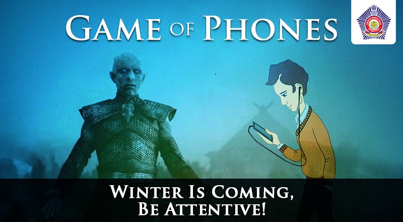 MumbaiPolice's tweet image. "What we don't know is usually what gets us killed!" Roads have never been the best place to play games! #RoadSafety