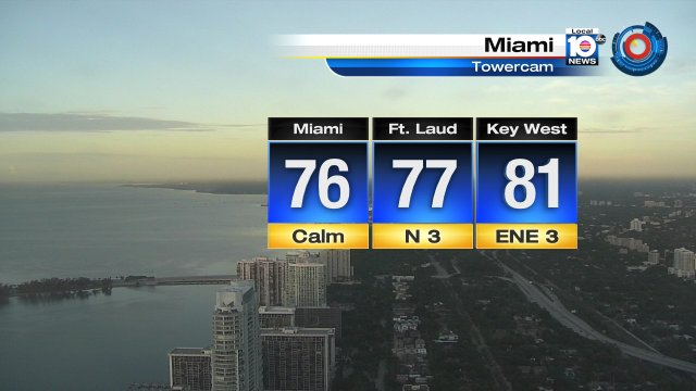 Rise n' shine South Florida it's a beautiful start to our Saturday! #sunrise #Soflo #Flwx https://t.co/tGV5hWN9Vv