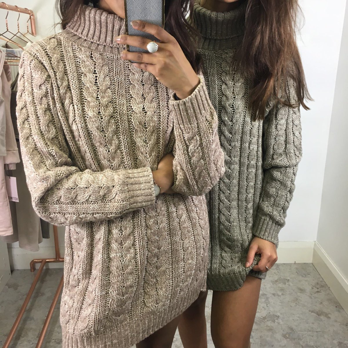 HOTMESSCLOTHES's tweet photo. Twinning in knits! Down to just Β£12.80 with code MELTDOWN #hotmessclothing https://t.co/hCQPfNlRsX https://t.co/rngavGPkaQ
