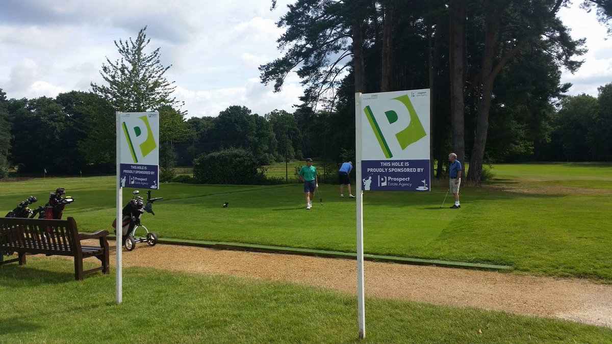 Prospect is sponsoring the 16th hole for <a href="/EastBerksgc/">EastBerksGreens</a>'s Charity Weekend, which is already underway! #golf #weekend