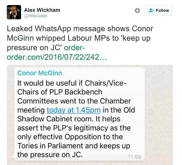 gjoneill's tweet photo. #LabourNEC #LabourInForBritain #LabourLeadership #Brickgate #JC #KeepCorbyn #smear #truth #corbyn4PM #RingMyDad https://t.co/3KHnQMOsGO
