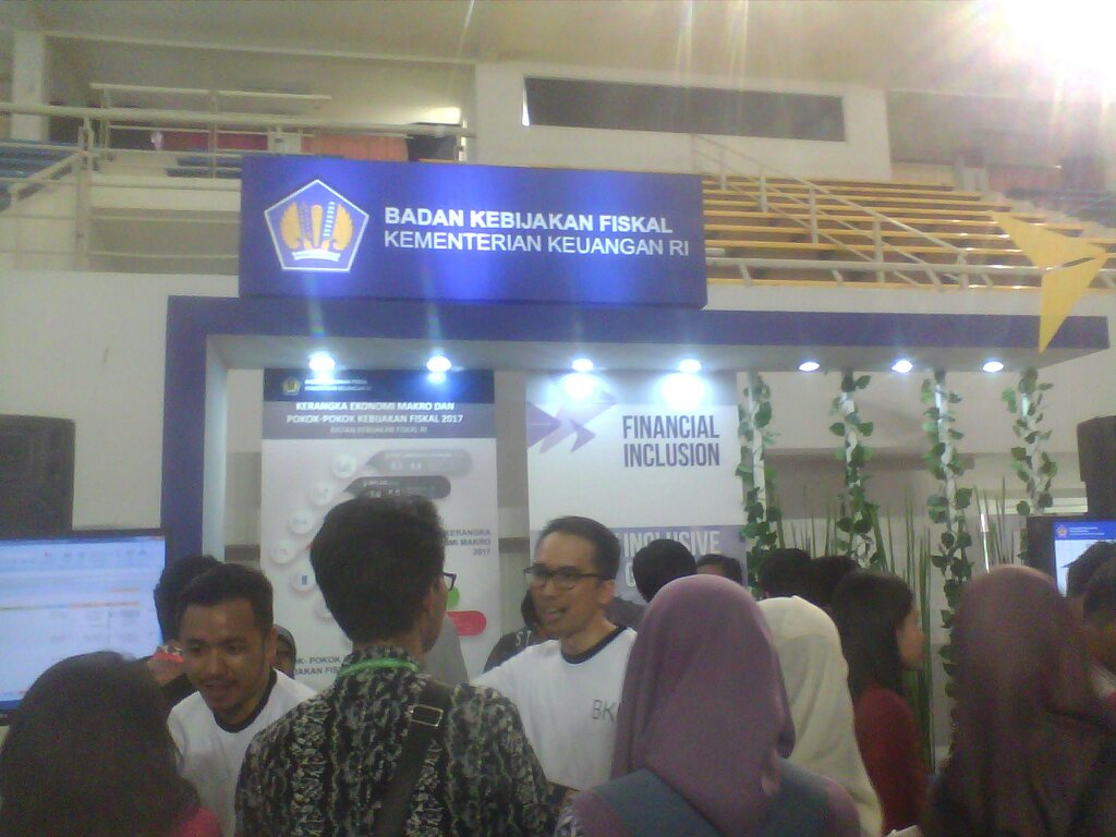 Live report dari stand Badan Kebijakan Fiskal (BKF) #mgtc2016
