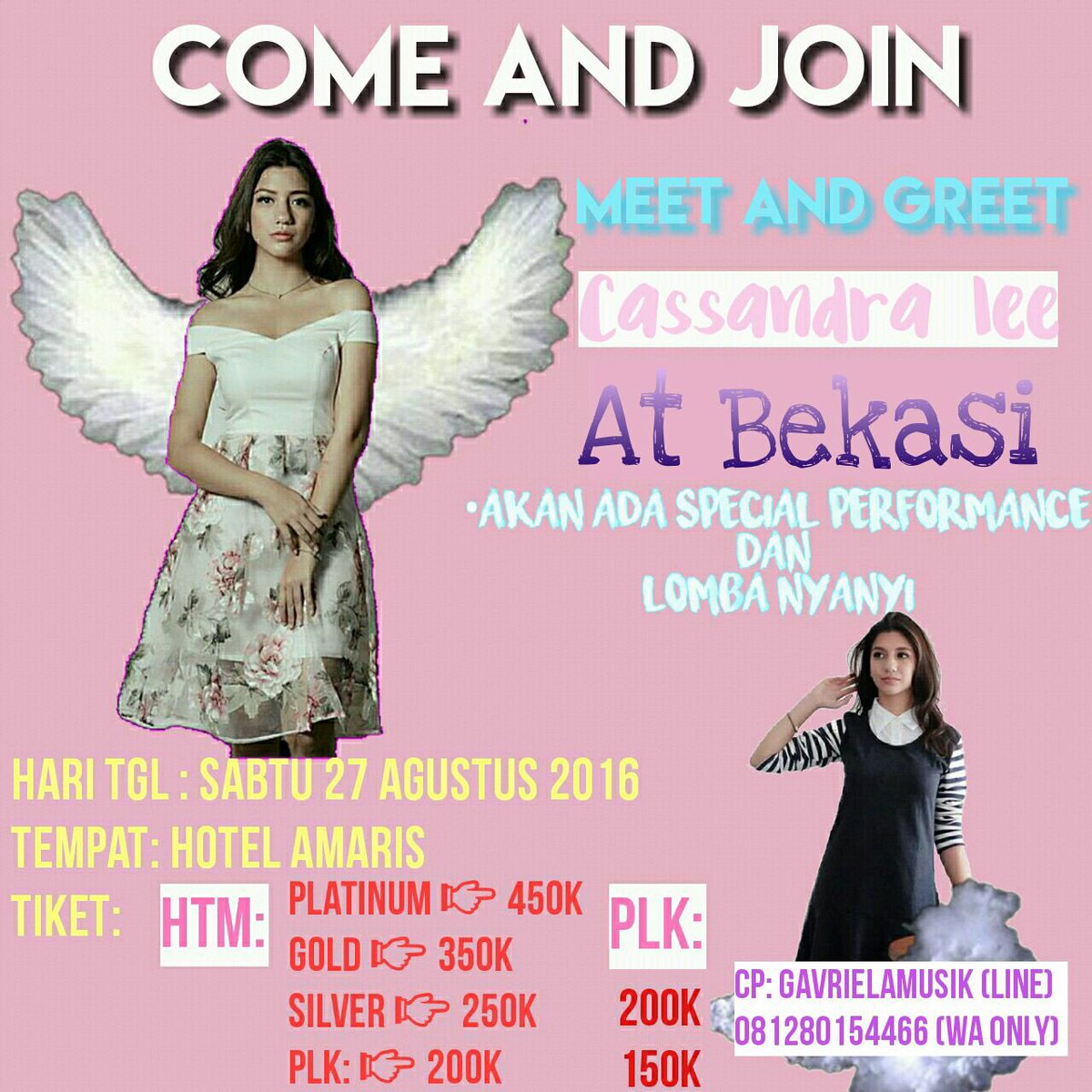 Guys buruan join! Tempat terbatas lho! Ada paket luar kotanya juga❤ dont miss it! Hub CP ya <a href="/GavrielaHuwae/">Gavriela</a>