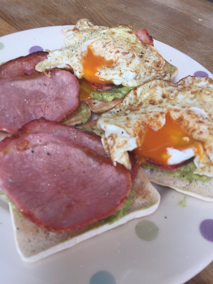 RetailRefresh's tweet image. Bacon egg and avocado for breakfast.