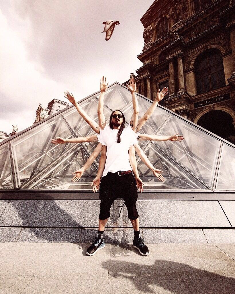 steveaoki's tweet image. Vitruvian Man #paris #louvre