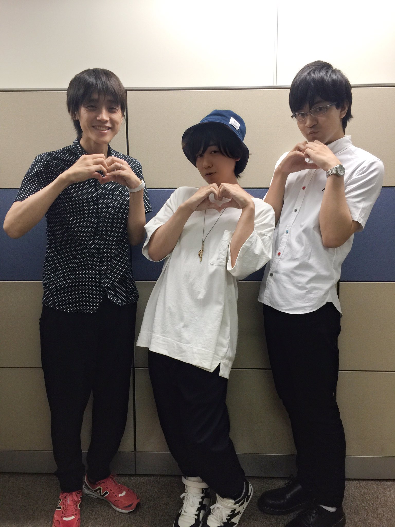 山下大輝 Daiki Yamashita そしてなぜかハート型で撮りました よっぴーさんいい笑顔 界人くん可愛い T Co Glihobip3y Twitter