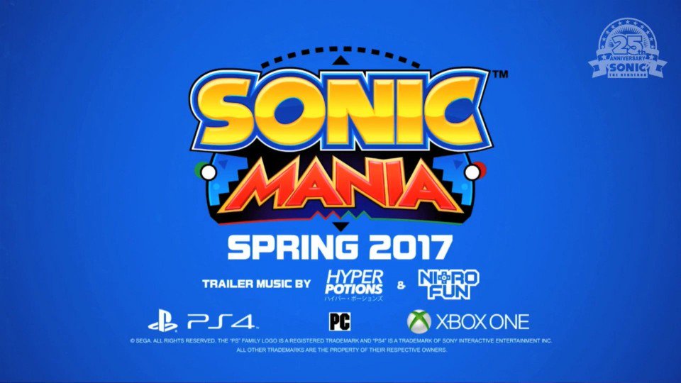DustyOldCart's tweet photo. I gotta say, this looks promising... #SonicMania #Sonic25th #sonic #SDCC2016 https://t.co/cOLKwzxnTI