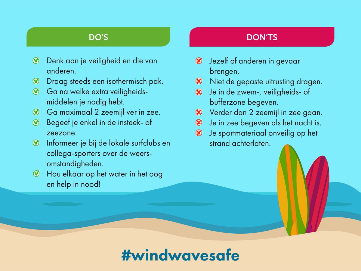 FODMobiliteit's tweet photo. Breng steeds iemand op de hoogte als je op #zee wil #sporten! #windwavesafe https://t.co/btV1wlSoqK https://t.co/0J6xEVmIvR