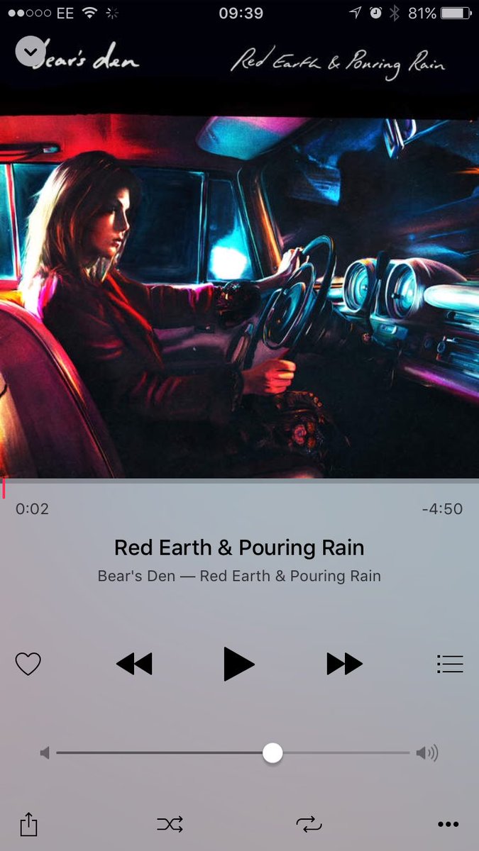 RoryWalters's tweet photo. Absolutely adore this album @bearsdenmusic #RedEarthandPouringRain https://t.co/qAuWISwHNC