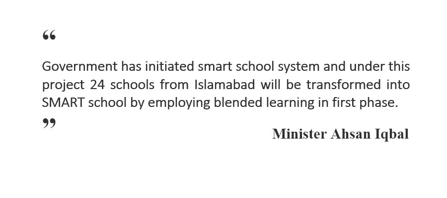 better_pak's tweet photo. Under Smart school system 24 schools from Islamabad will be transformed into SMART schools. Minister Ahsan Iqbal https://t.co/KFJuGXlYwz