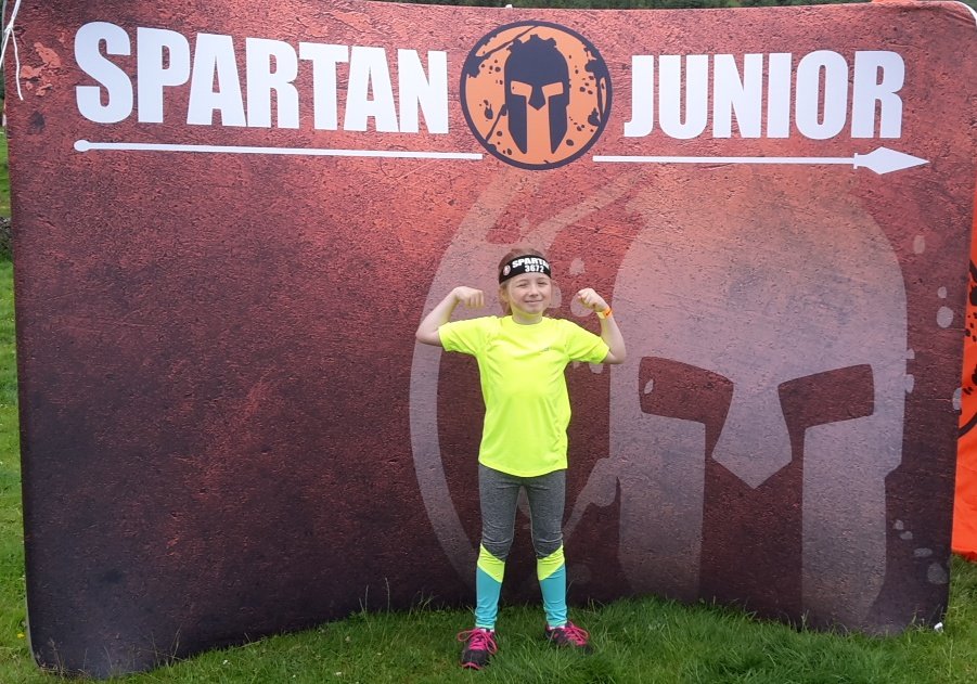 Preparing for <a href="/SpartanRace/">spartan</a> junior race with the gun show